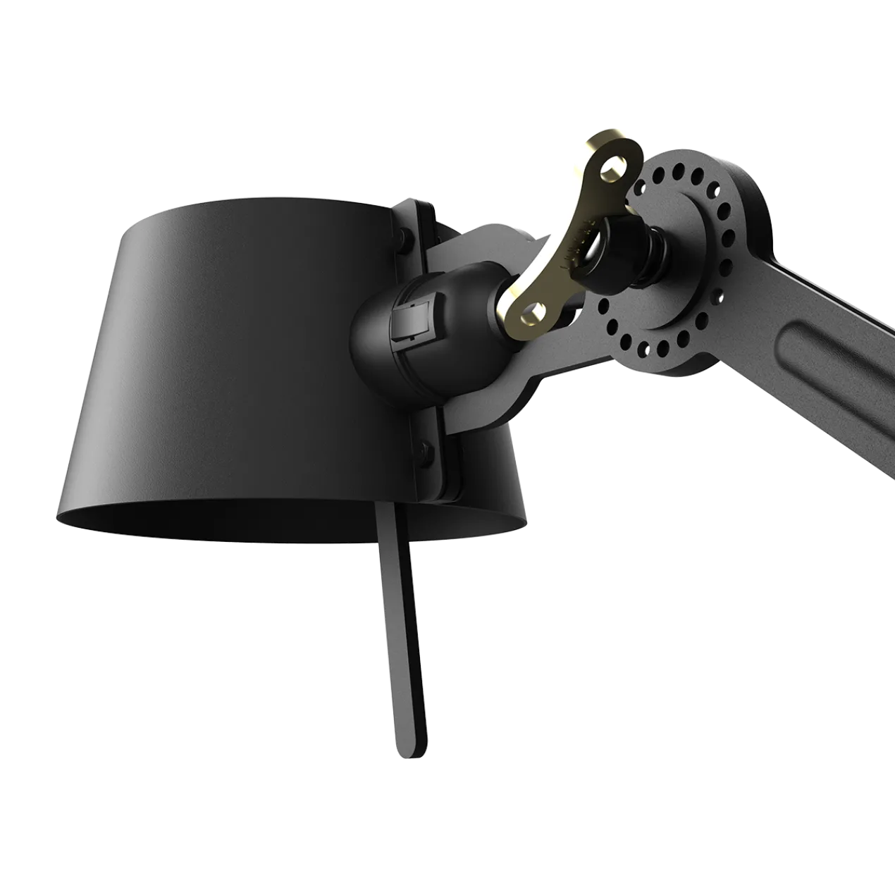 Bureaulamp Bolt met klem small 1 arm klein lightning white
