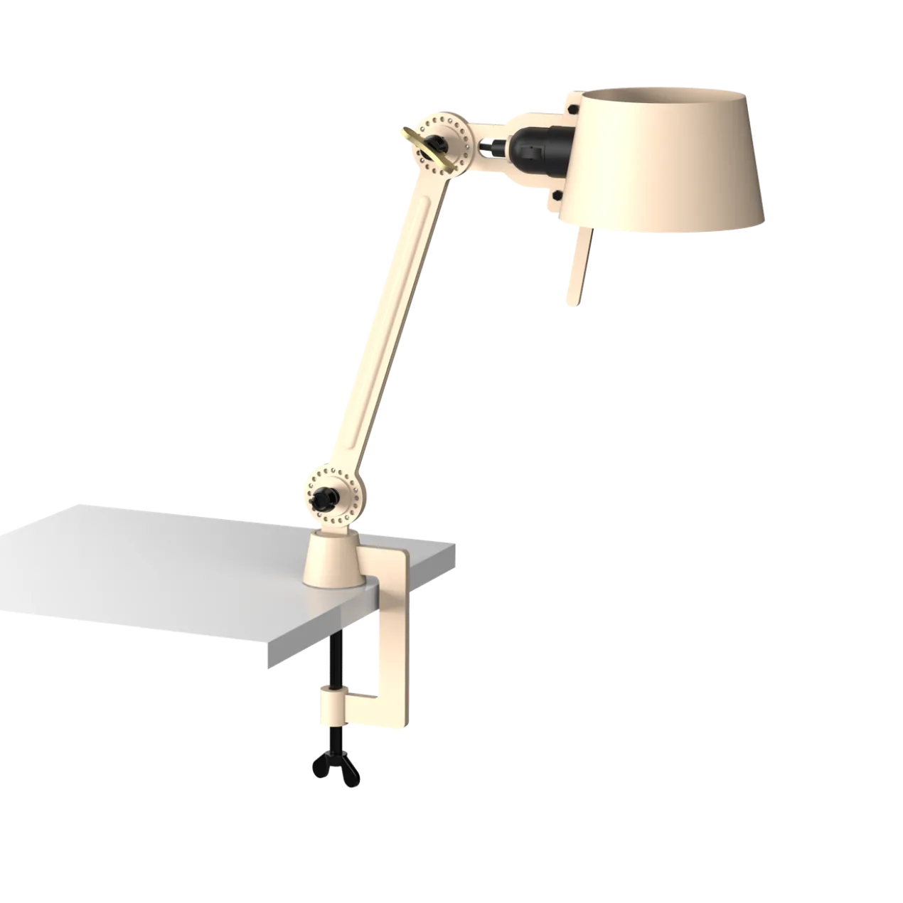 Bureaulamp Bolt met klem small 1 arm klein lightning white
