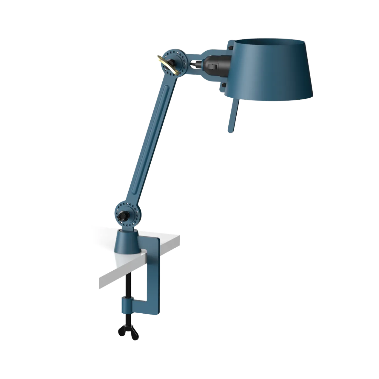 Bureaulamp Bolt met klem small 1 arm klein thunder blue