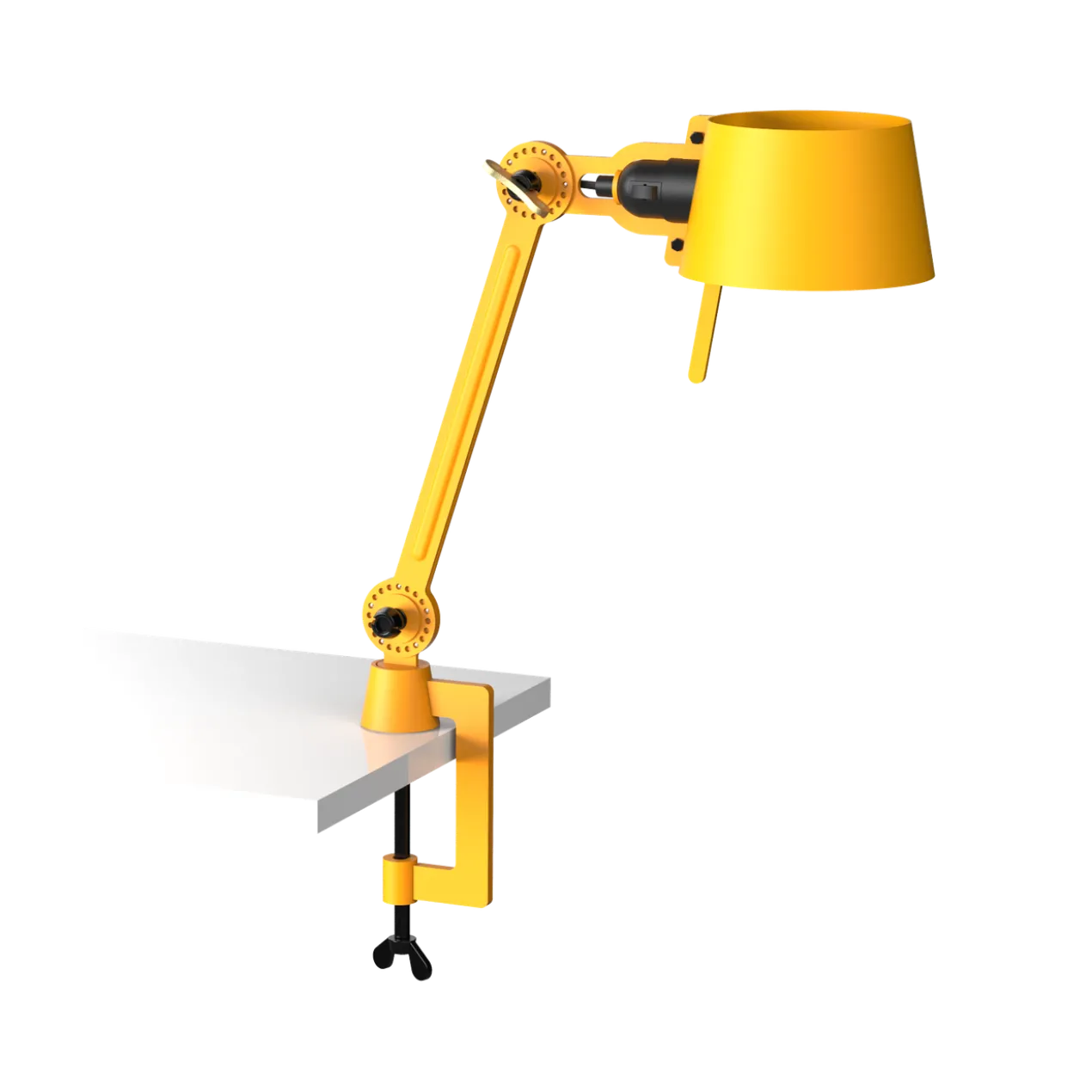 Bureaulamp Bolt met klem small 1 arm klein sunny yellow