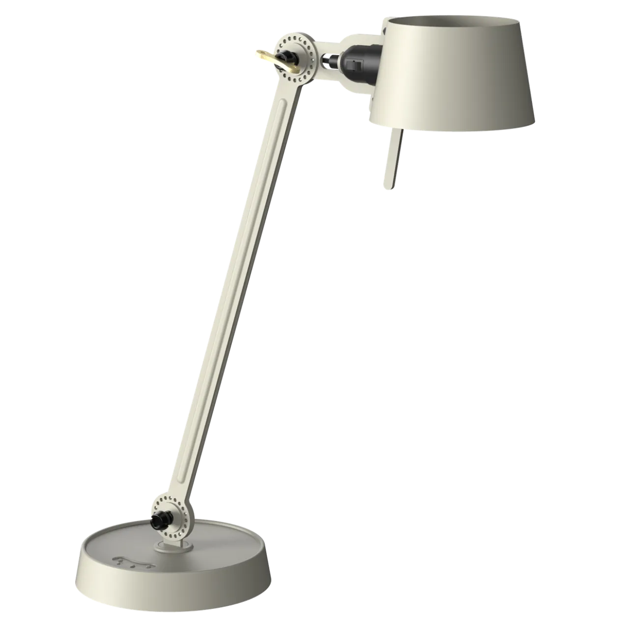 Bureaulamp Bolt met voet 1 arm ash grey
