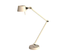 Bureaulamp Bolt met voet 2 armen lightning white