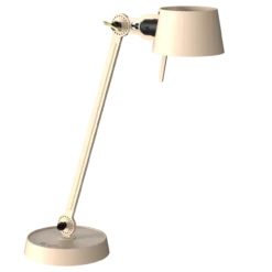 Bureaulamp Bolt met voet 1 arm lightning white