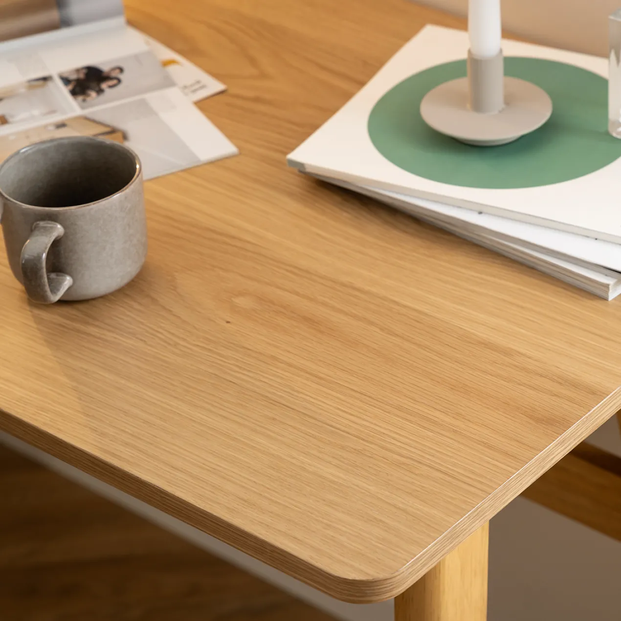 Bureau Lisanna naturel met lade 120x60 cm