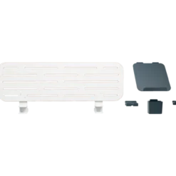 Bureau Ophangbord met laptophouder 80x25 cm wit