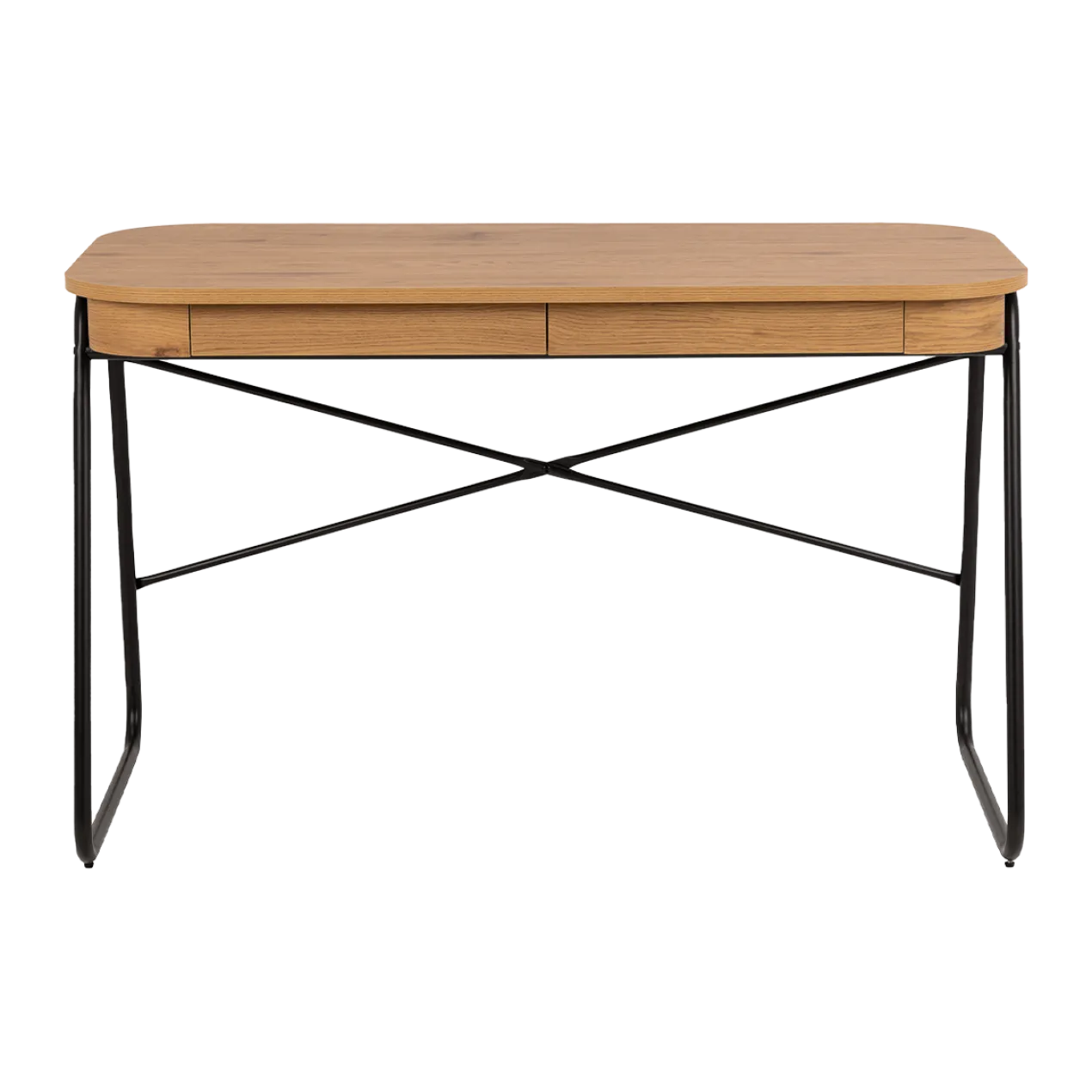 Bureau Steven - met 2 lades Naturel