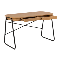 Bureau Steven - met 2 lades Naturel