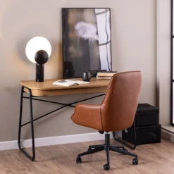 Bureau Steven - met 2 lades Naturel