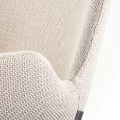 Bureaustoel Nout-Eef beige - zwart onderstel - set van 2