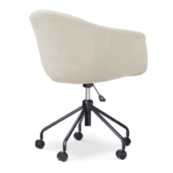 Bureaustoel Nout-Otis zwart onderstel cottonbeige