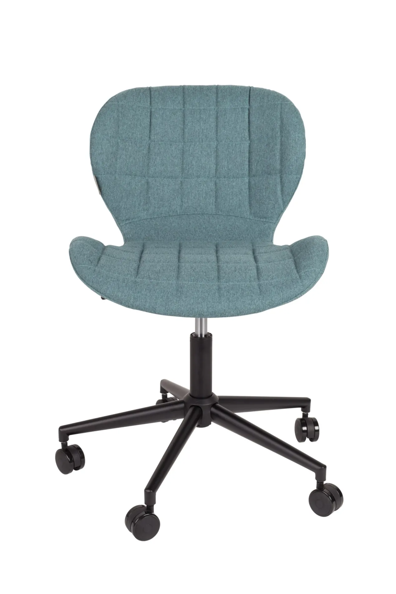 Bureau stoel omg zwart/blauw