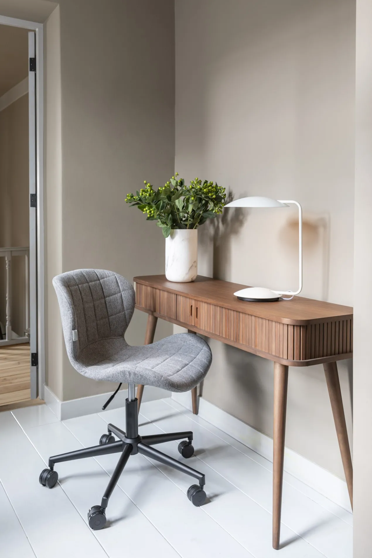 Bureau stoel omg zwart/grijs