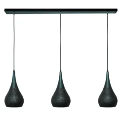 BURMA HANGLAMP DRUPPEL 3 LICHTS