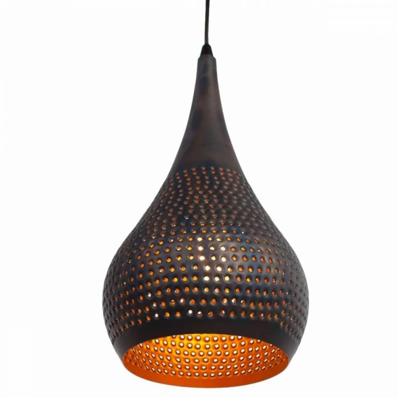 BURMA HANGLAMP DRUPPEL 1 LICHTS