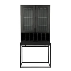 Cabinet travis black oak