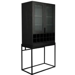 Cabinet travis black oak