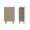 Cadiz opbergkast grenen mud [fsc]