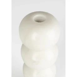 Candle holder rome marble white
