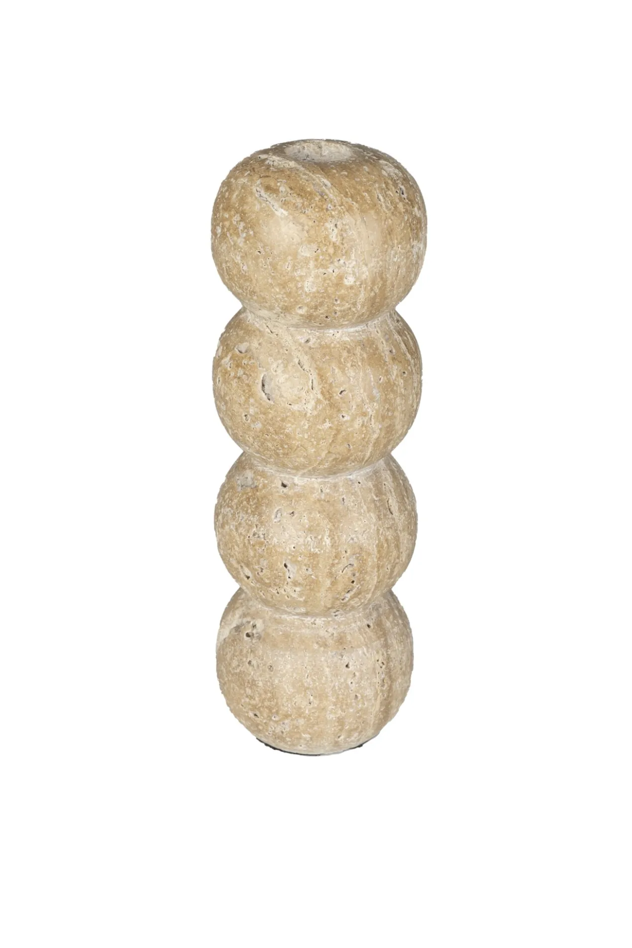 Candle holder rome travertin