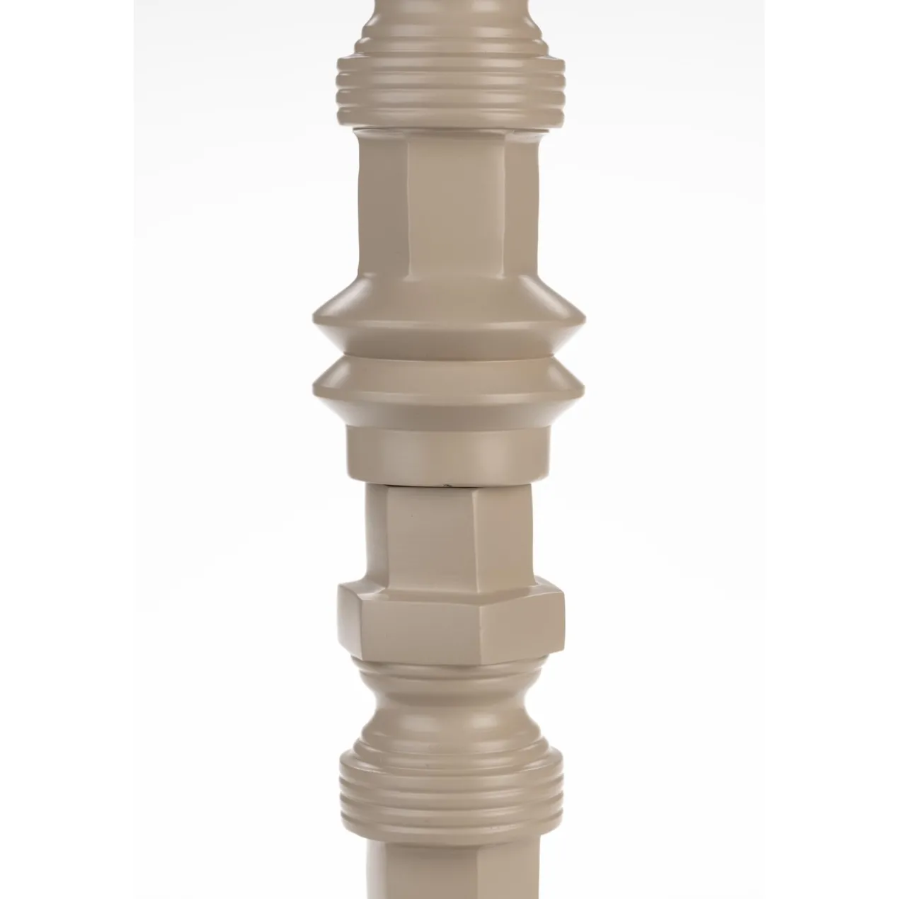 Candle holder totem m beige