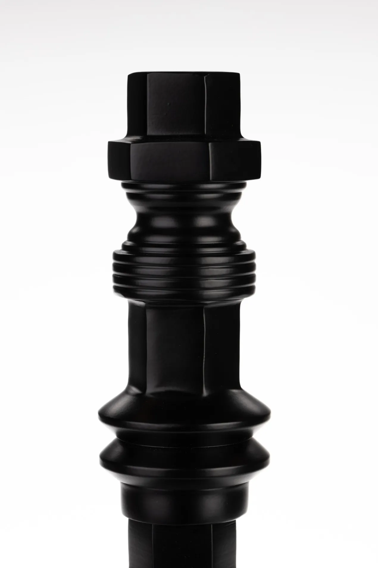 Candle holder totem m black