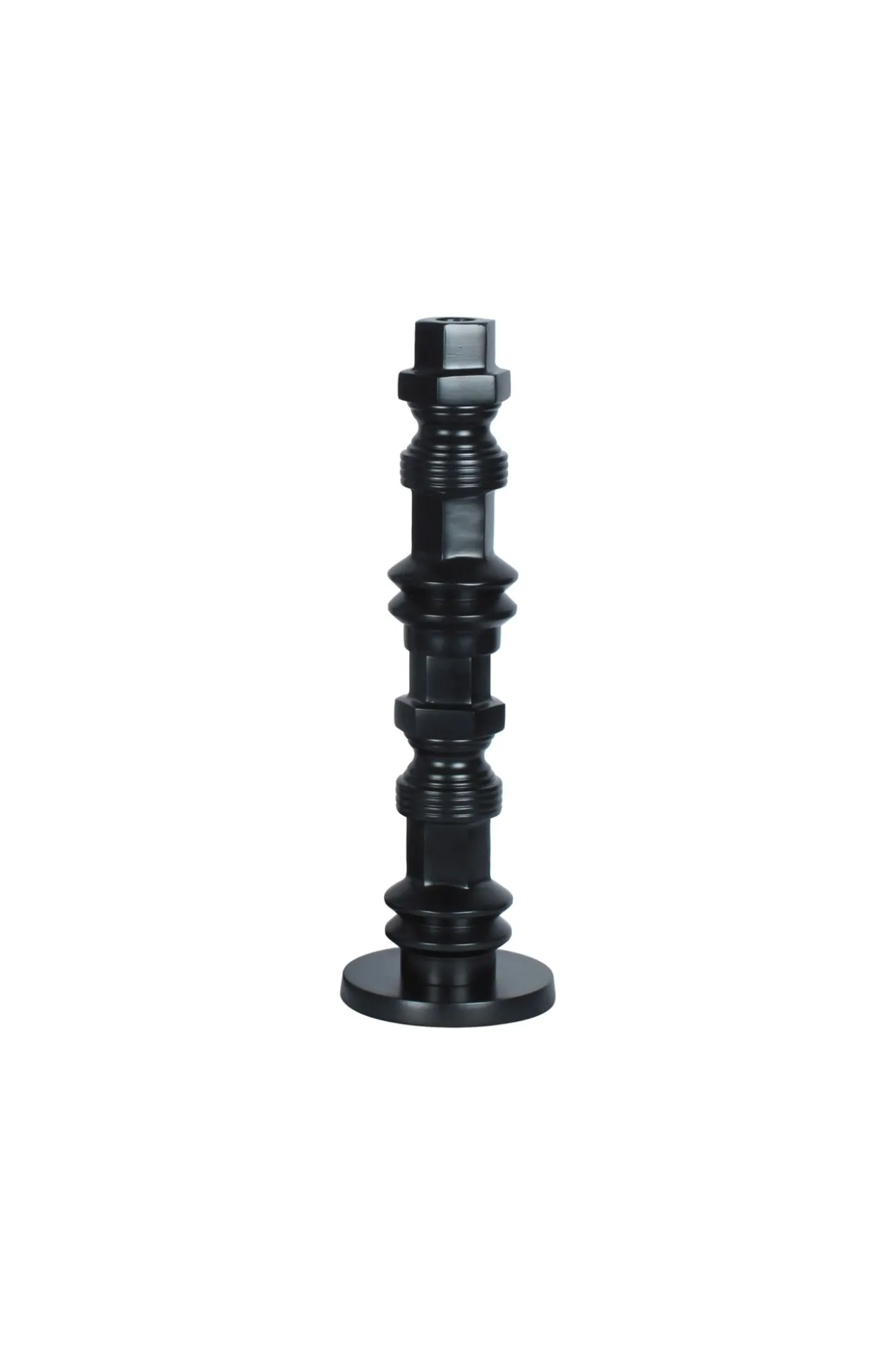 Candle holder totem m black