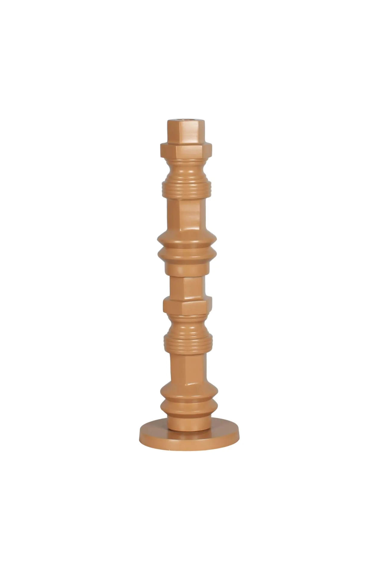 Candle holder totem m smooth terra