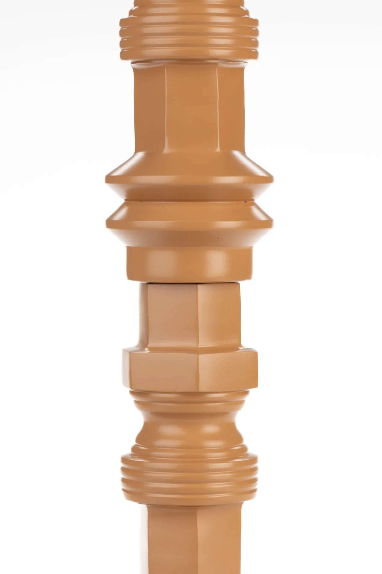 Candle holder totem m smooth terra