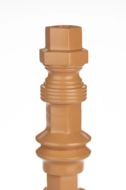 Candle holder totem m smooth terra