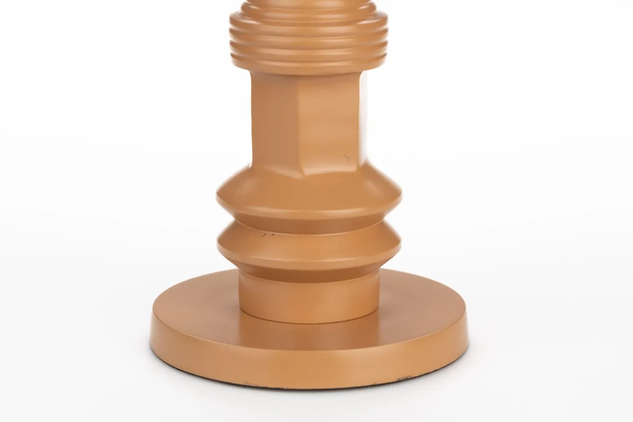 Candle holder totem m smooth terra