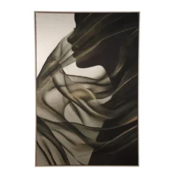 Canvas Elin donkergroen 83x123 cm