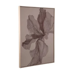 Canvas Flora 73x103 cm lichtbruin