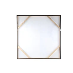 Canvas Noa zwart 120x120 cm