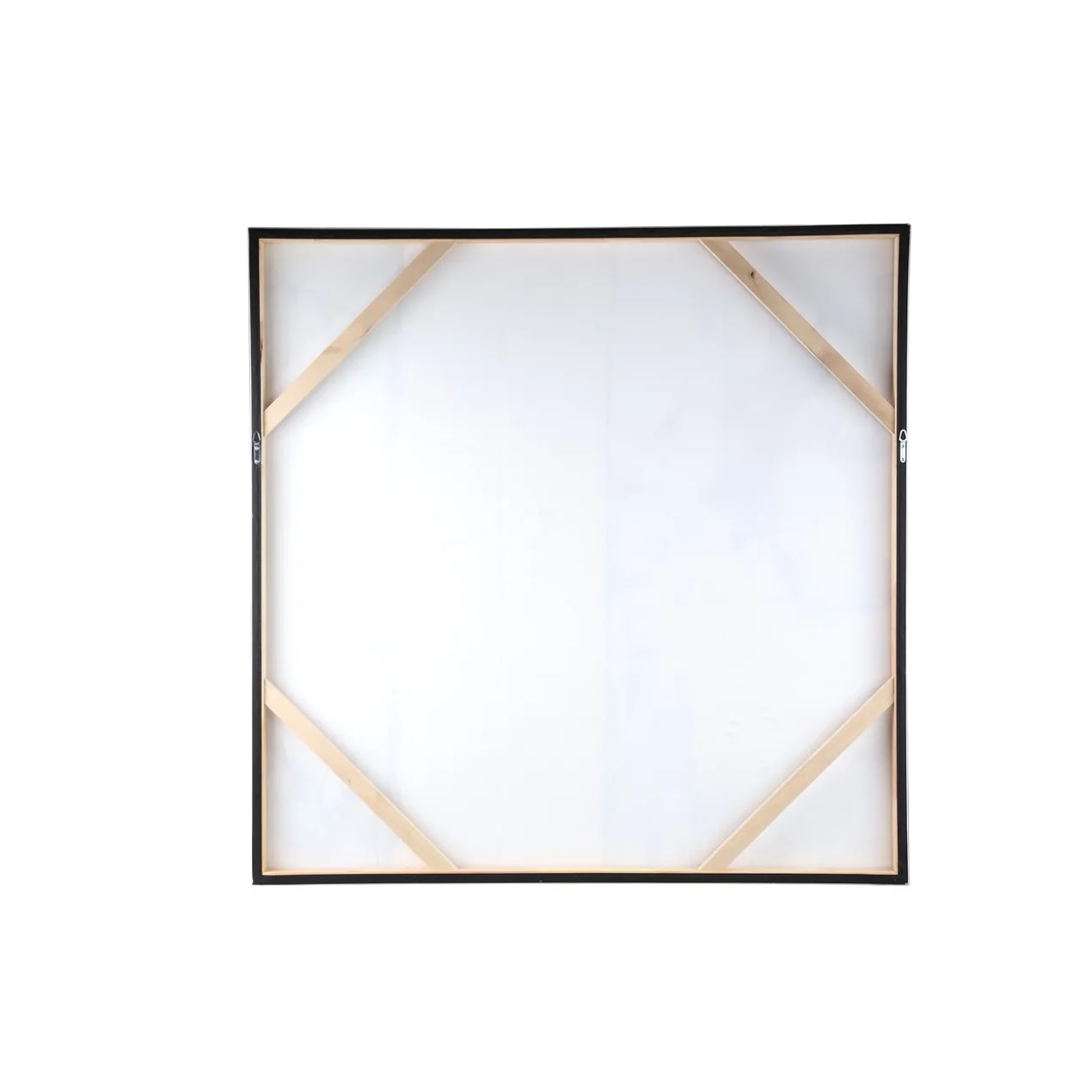 Canvas Noa zwart 120x120 cm
