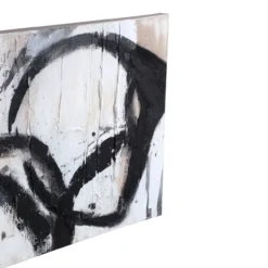Canvas Noa zwart 120x60 cm