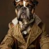 Canvas schilderij van een Brusselse Griffon Hond 80x120 cm