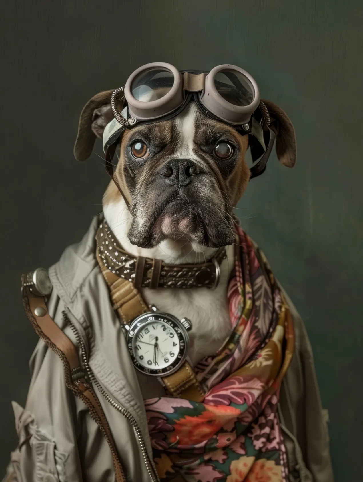 Canvas schilderij van een Cane Corso 40x60 cm