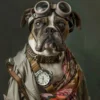 Canvas schilderij van een Cane Corso 80x120 cm