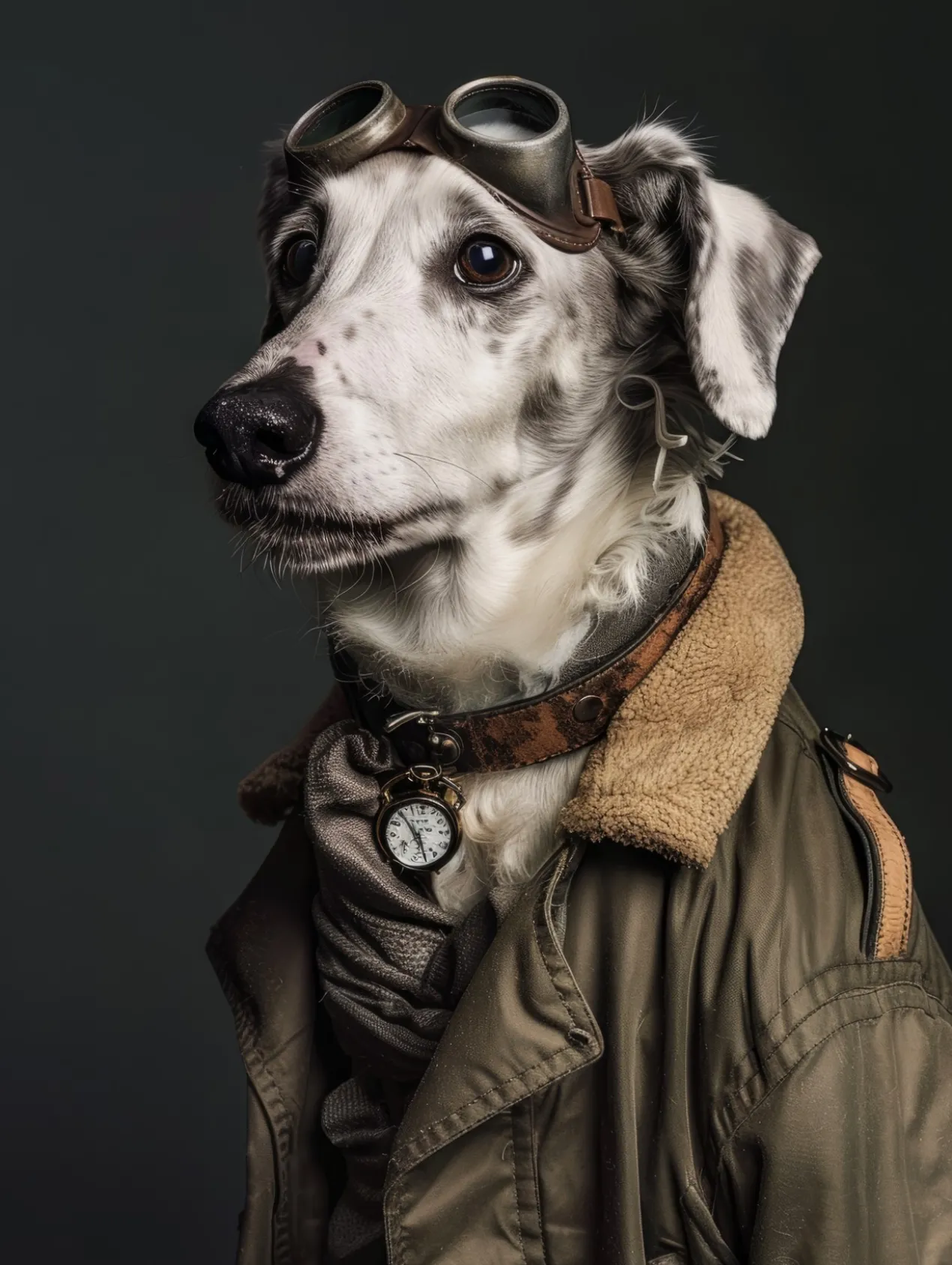 Canvas schilderij van een Engelse Setter Dog 100x150 cm