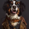 Canvas schilderij van een Entlebucher Mountain Dog 40x60 cm