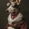 Canvas schilderij van een Ibizan Hound 60x80 cm