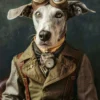 Canvas schilderij van een Ierse Setter 100x150 cm