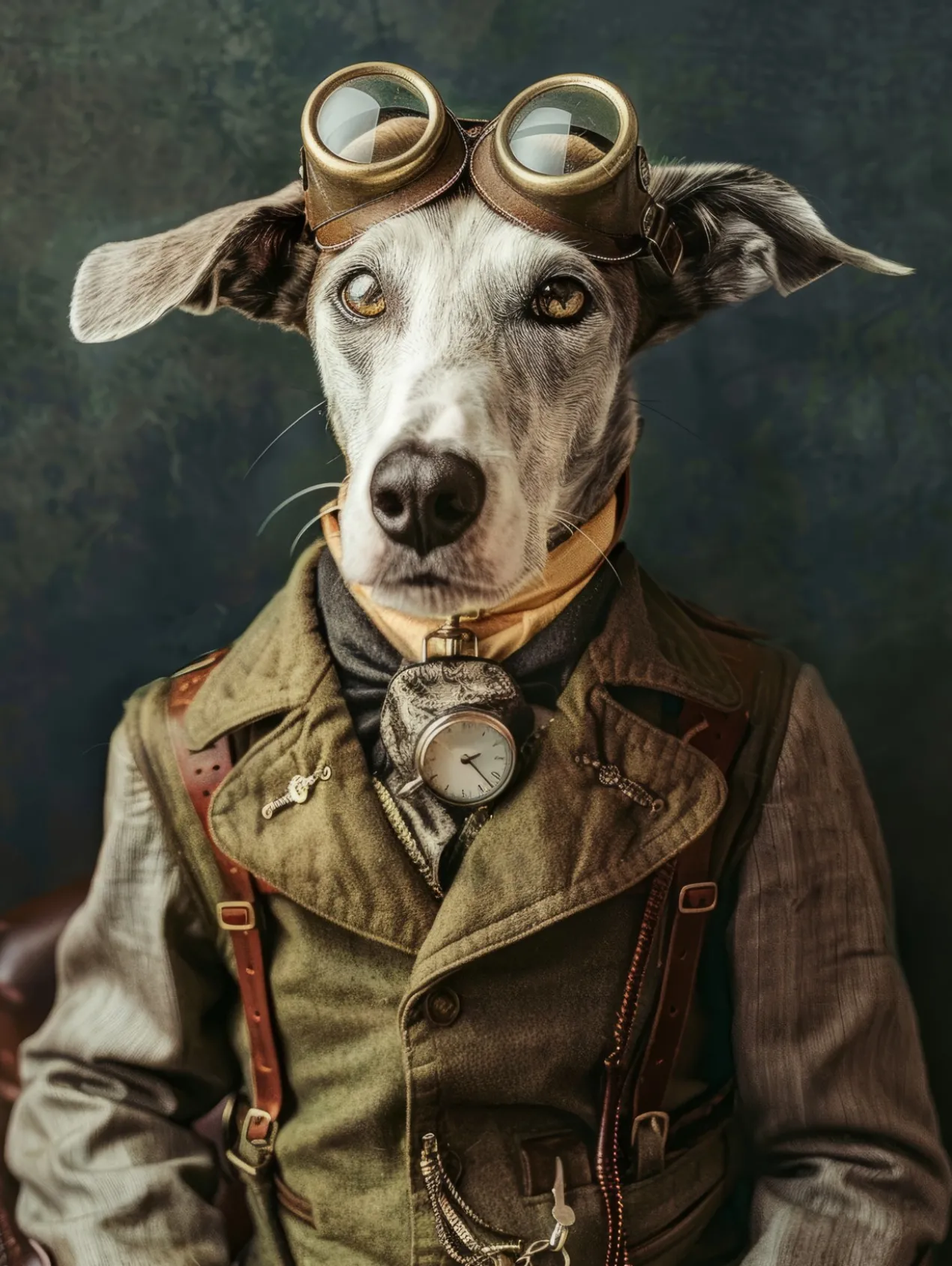 Canvas schilderij van een Ierse Setter 100x150 cm
