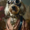 Canvas schilderij van een Lhasa Apso 80x120 cm