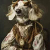 Canvas schilderij van een Maltezer hond 100x150 cm