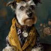 Canvas schilderij van een Schotse Terrier 80x120 cm