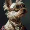 Canvas schilderij van een Silky Terrier 80x120 cm
