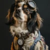 Canvas schilderij van een Tibetaanse Spaniel hond 40x60 cm