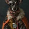 Canvas schilderij van een Xoloitzcuintli hond 40x60 cm