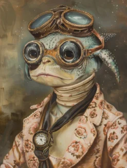 Canvas schilderij van een zee-egel 100x200 cm